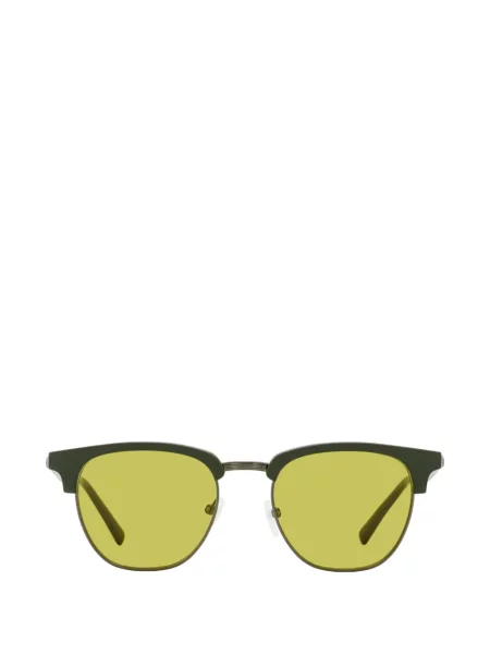 Квадратни слънчеви очила Ferragamo Eyewear зелено