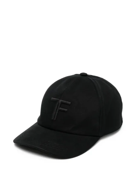 Șapcă Tom Ford din canvas negru