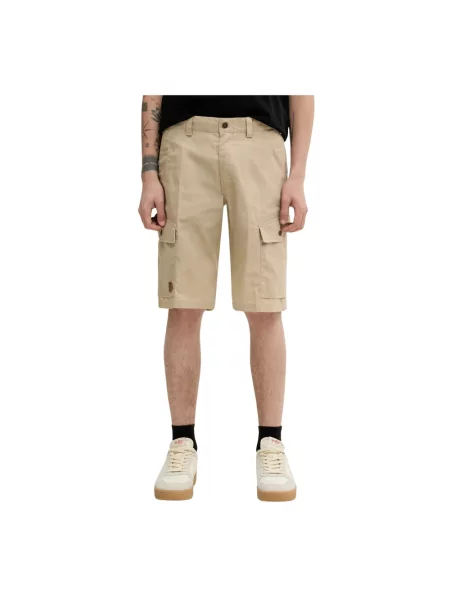 Szorty Fjällräven casual beżowe