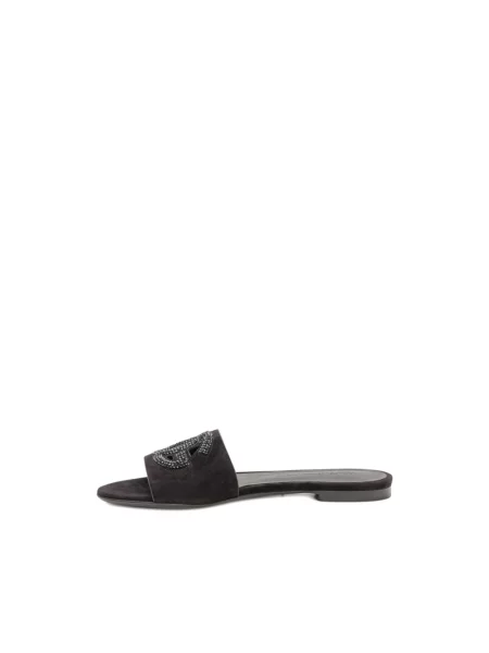 Klapki Dolce And Gabbana zamszowe czarne