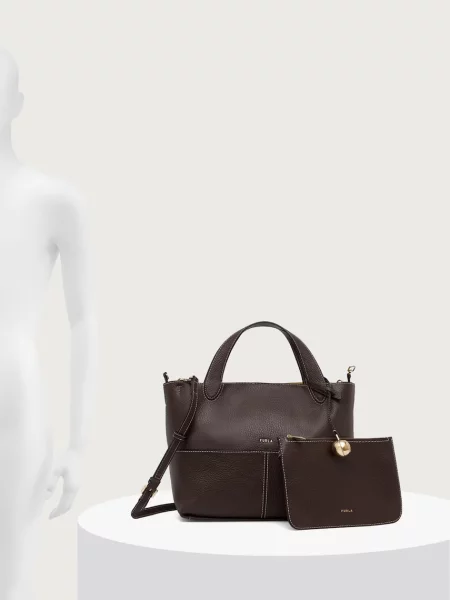 Кожаная сумка шоппер Furla
