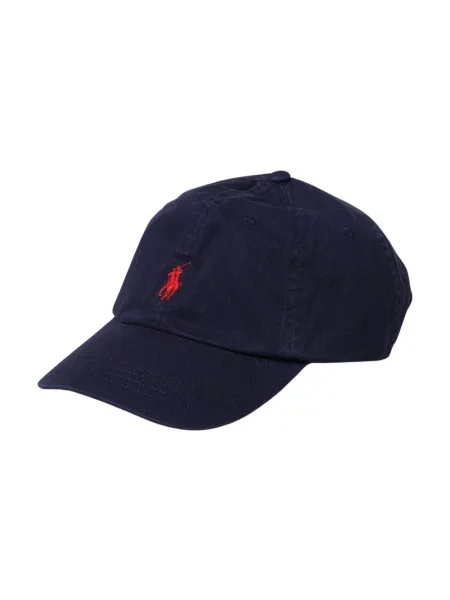 Polo Ralph Lauren czapka z daszkiem z aplikacją niebieska