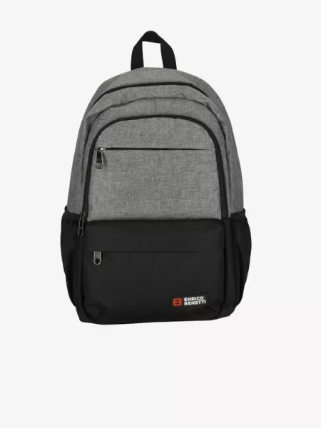 Enrico Benetti Hamburg Notebook 23 l Light Grey Hátizsák szürke