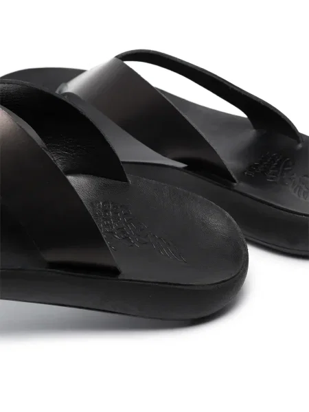 Sandale Ancient Greek Sandals din piele negru