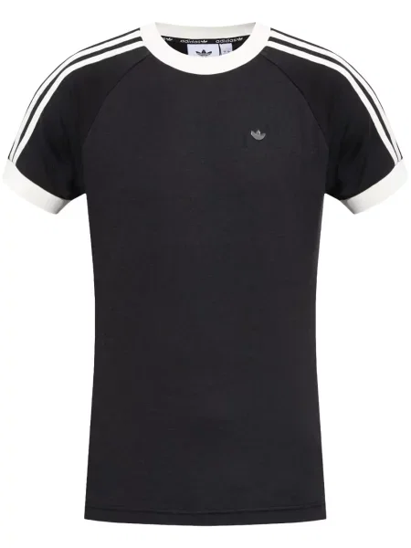 Tricou Adidas cu dungi negru
