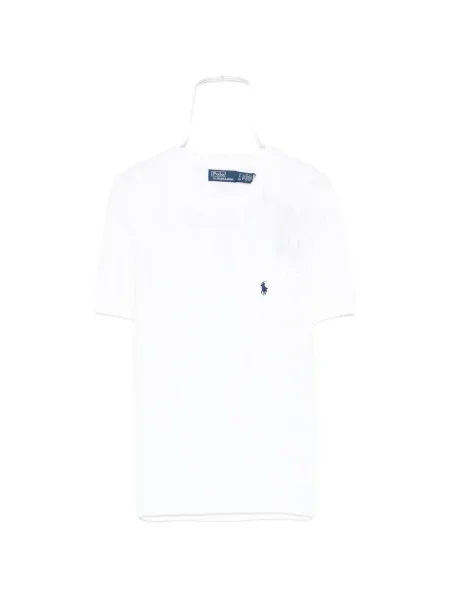 Majica Polo Ralph Lauren s vezom bijela