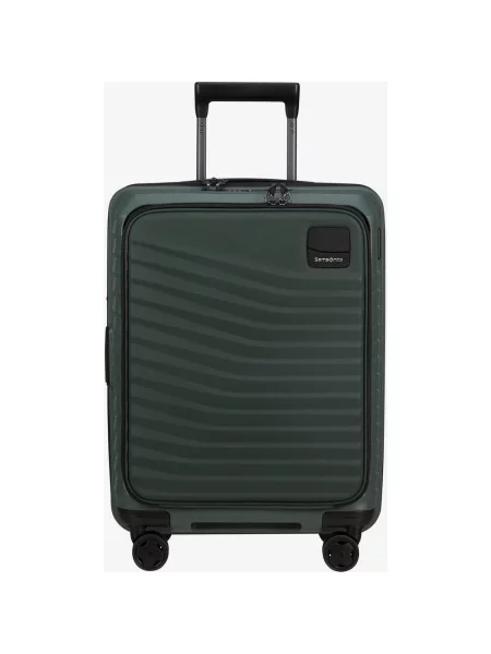 Walizka Samsonite Intuo Spinner Easy Access ciemnozielony zielona