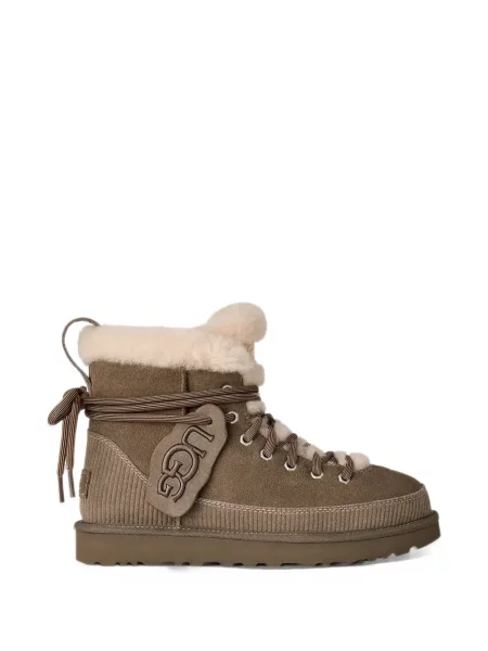Klasične čizmice Ugg s vezicama s čipkom zelena