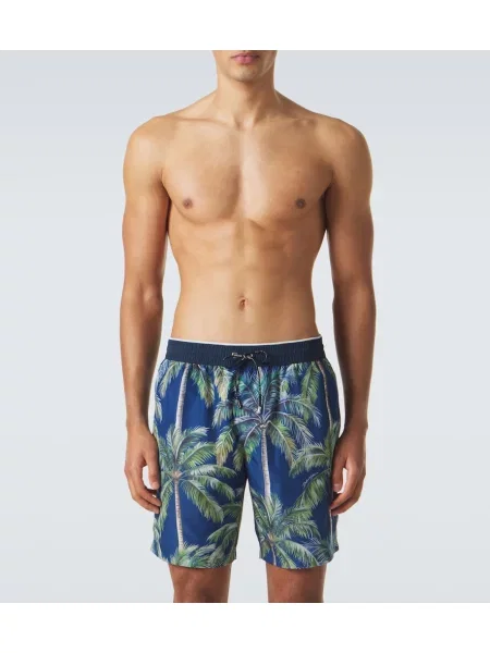 Slip de baie Dolce&gabbana cu imagine albastru