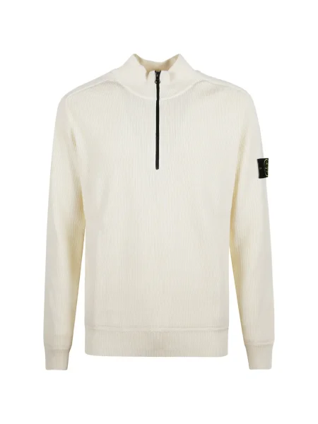 Pulover Stone Island cu strasuri alb