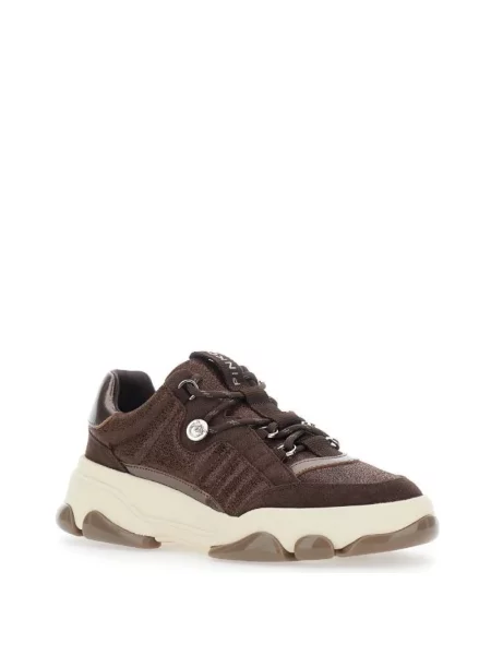 Sneakersy Pinko brązowe