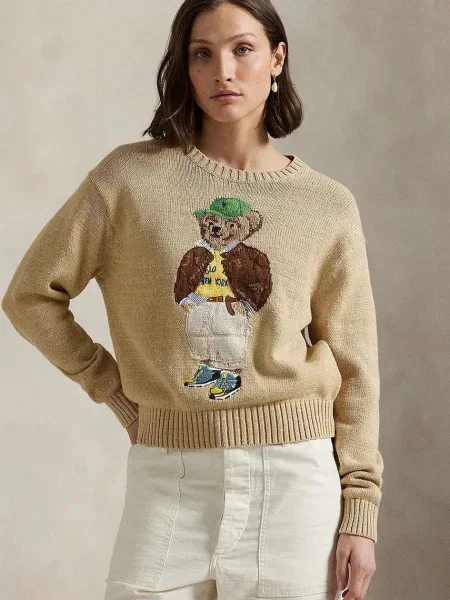 Polo Ralph Lauren sweter lekki beżowy