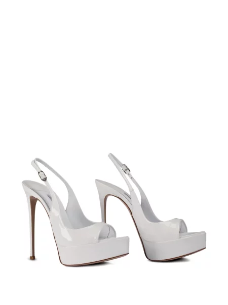 Pantofi cu toc Le Silla slingback alb