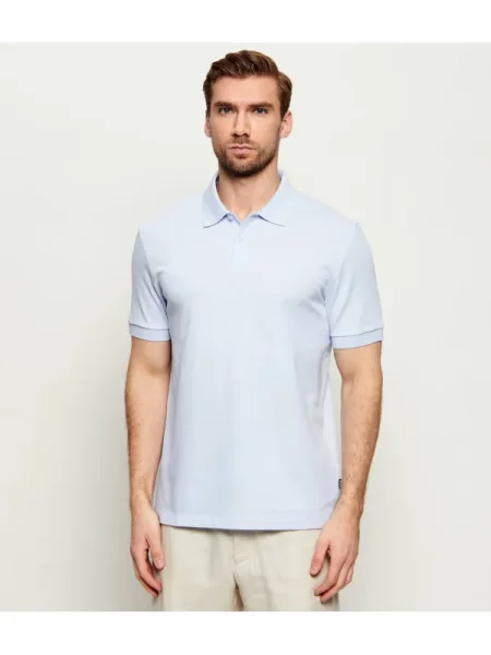 Tricou polo Boss Black negru