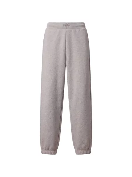 Pantaloni Calvin Klein cu broderie alergare gri
