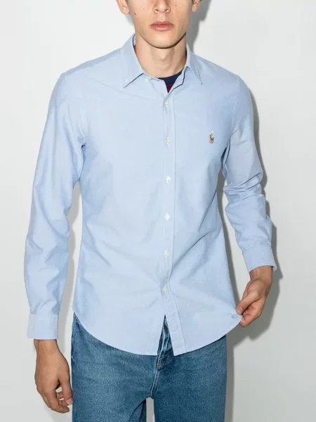 Klasická keprová košile Polo Ralph Lauren bílá