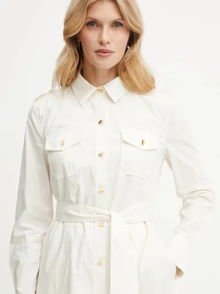 Сукня Marciano by Guess PAT mini розкльошена бежевий