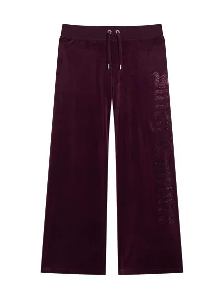 Juicy Couture Pantaloni OLD GOTHIC rodie / vin roșu