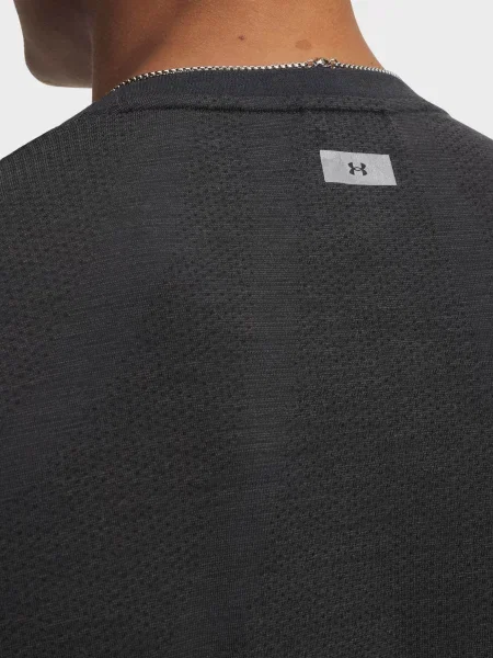 Шерстяной лонгслив Under Armour для бега черный