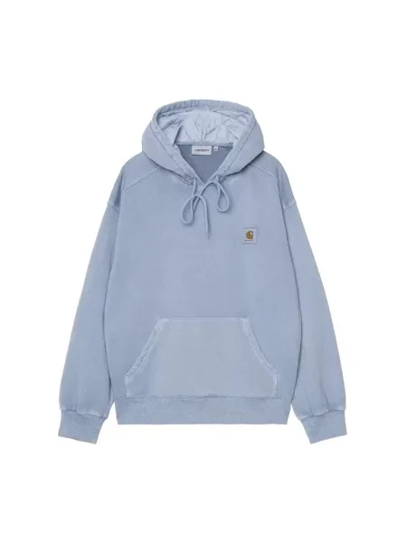 Bluza z kapturem Carhartt Wip z kapturem niebieska