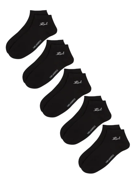 Karl Lagerfeld Čarape / bijela crna