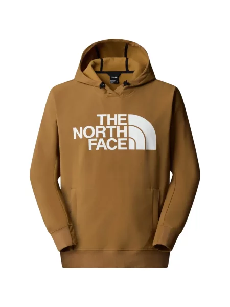 Hanorac cu glugă The North Face cu imagine maro