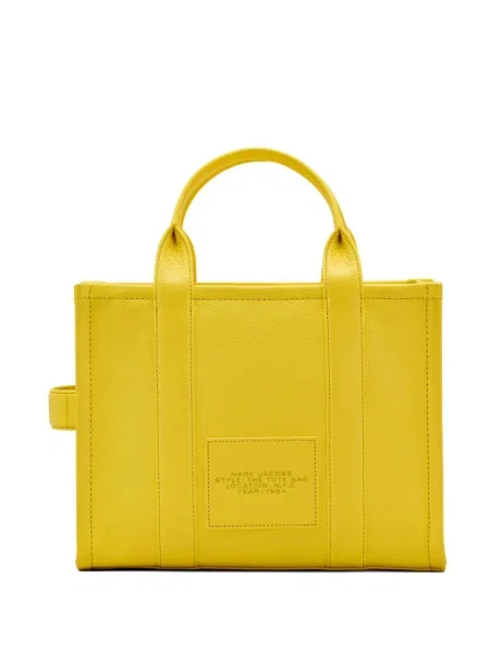 Geantă shopper Marc Jacobs din piele galben