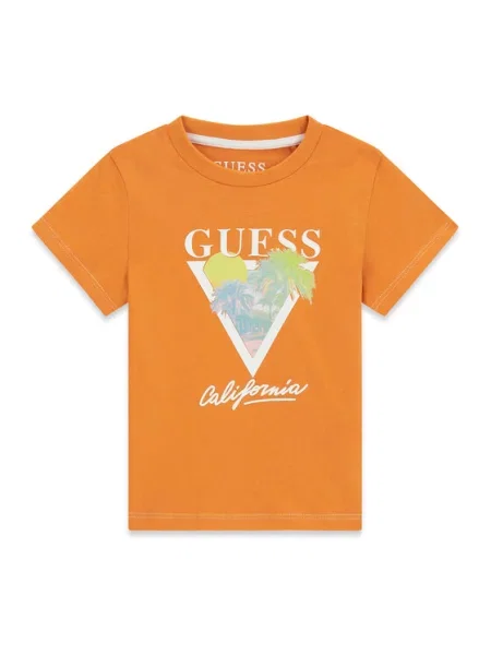 Guess T-Shirt πορτοκαλί