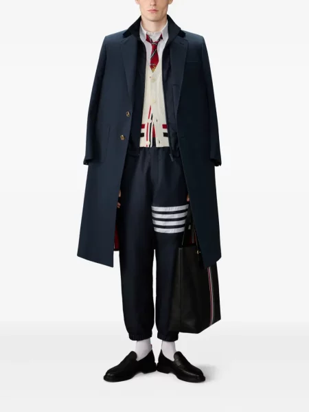 Geacă Thom Browne cu dungi albastru