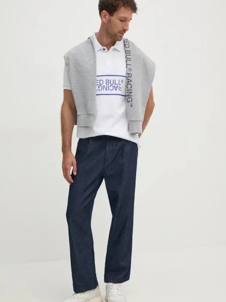Поло Red Bull Racing X Pepe Jeans белое