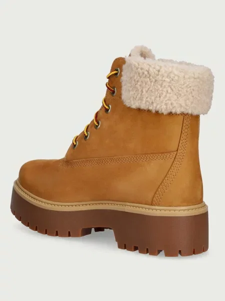 Botki Timberland wodoszczelne na platformie w miejskim stylu beżowe