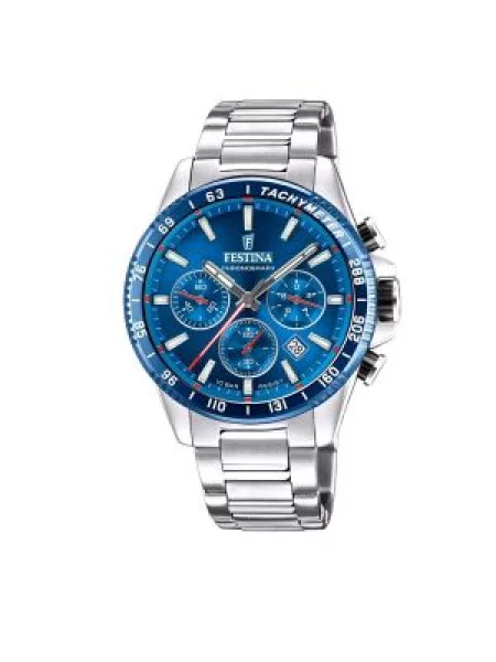 FESTINA Analogové hodinky Chronograph TIMELESS CHRONOGRAPH' modrá