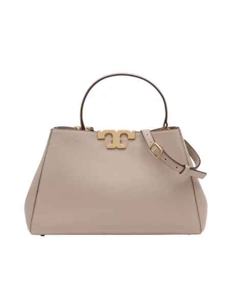 Torebka Tory Burch skórzana beżowa