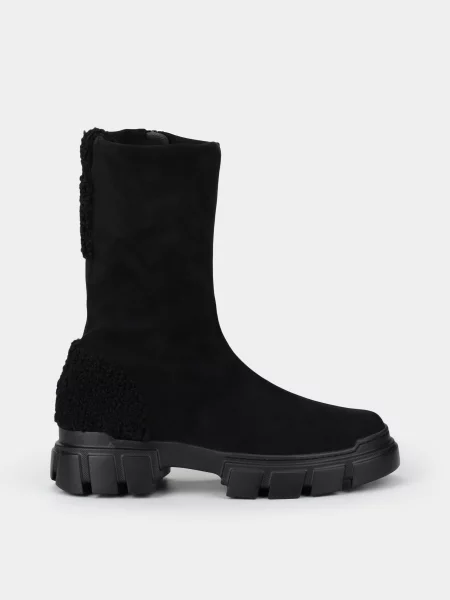 Hogl Чоботи Мікрофібра чорний