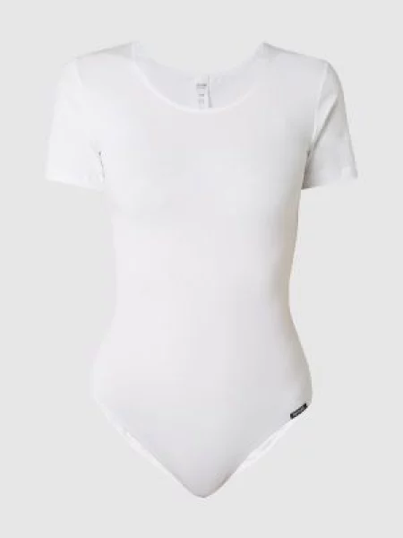 Body z krótkim rękawem Skiny biały