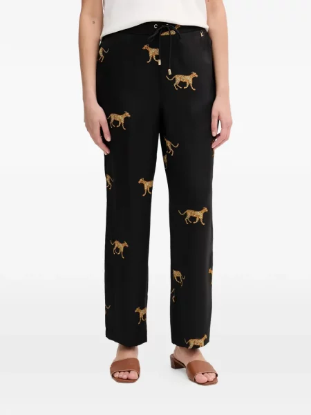 Pantaloni Lola_casademunt cu imagine cu cordon negru