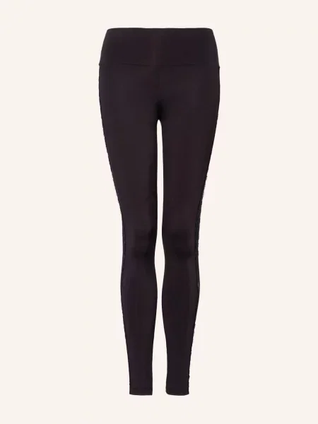 Falke Legginsy Lace schwarz czarne