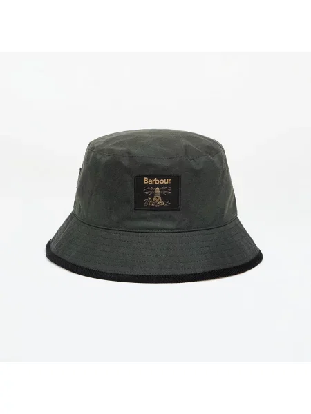 Καπέλο Barbour Field Wax Bucket Hat πράσινο