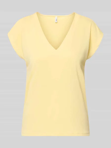 T-shirt o kroju loose fit z mieszanki modalu model FREE' Only