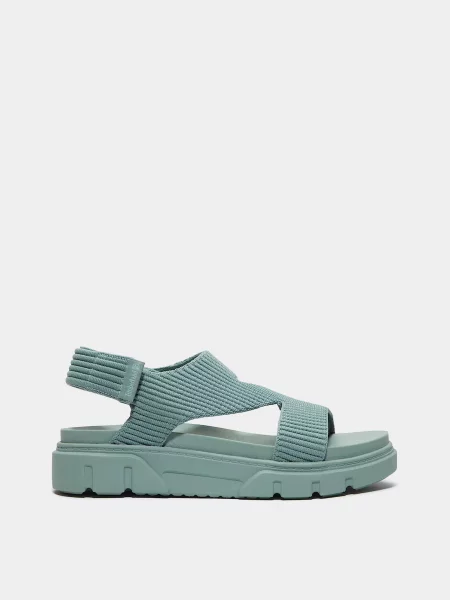 Сандалії Timberland світло-зелений текстиль зелені