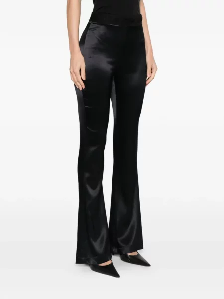 Hlače Versace Jeans Couture s autogramom crna