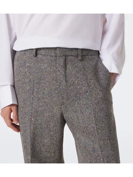 Vilnonės pledinės kelnės Dries Van Noten