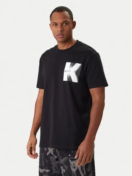 Karl Lagerfeld Jeans Tricou negru