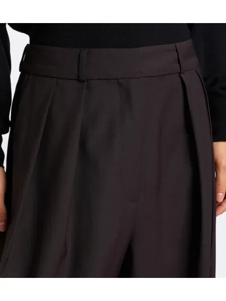 Pantaloni The Frankie Shop maro