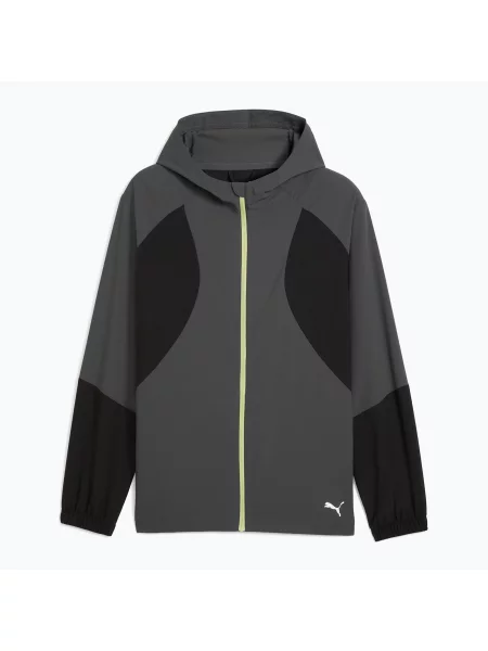 Kurtka do biegania PUMA Run Ultraweave Hooded szara