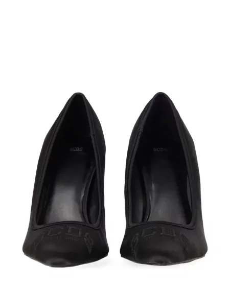 Pantofi cu toc Gcds cu broderie negru