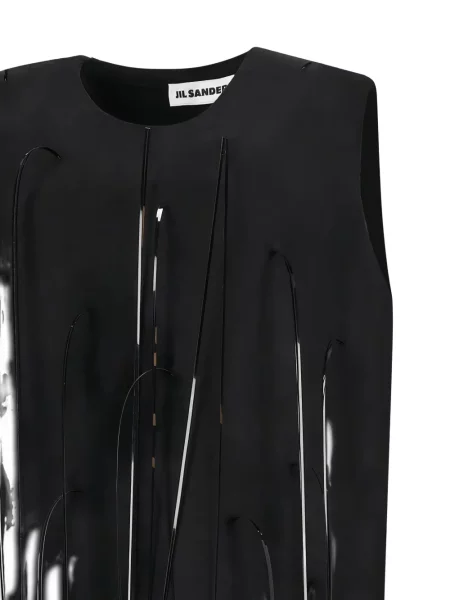 Μίνι φόρεμα Jil Sander μαύρο
