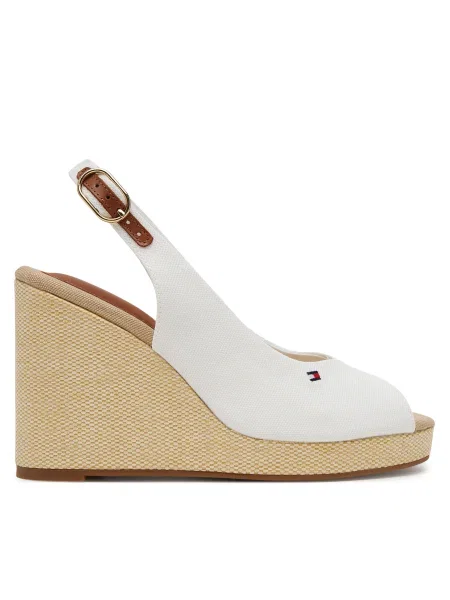 Espadrile Tommy Hilfiger alb