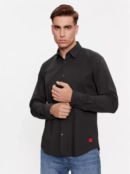 Hugo Koszule Mężczyzna S Casual Shirts czarny