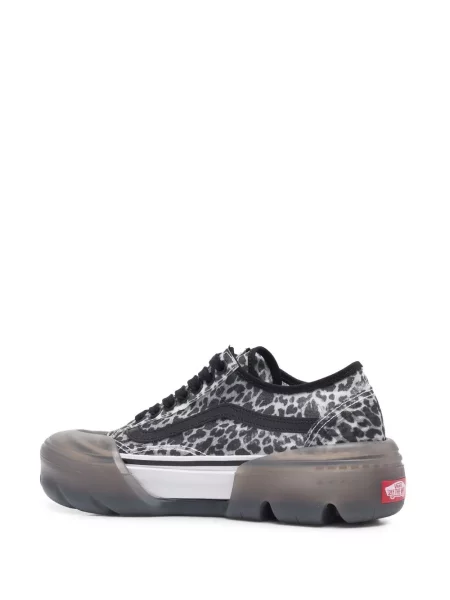 Leopardí tenisky Vans Old Skool s potiskem šedé